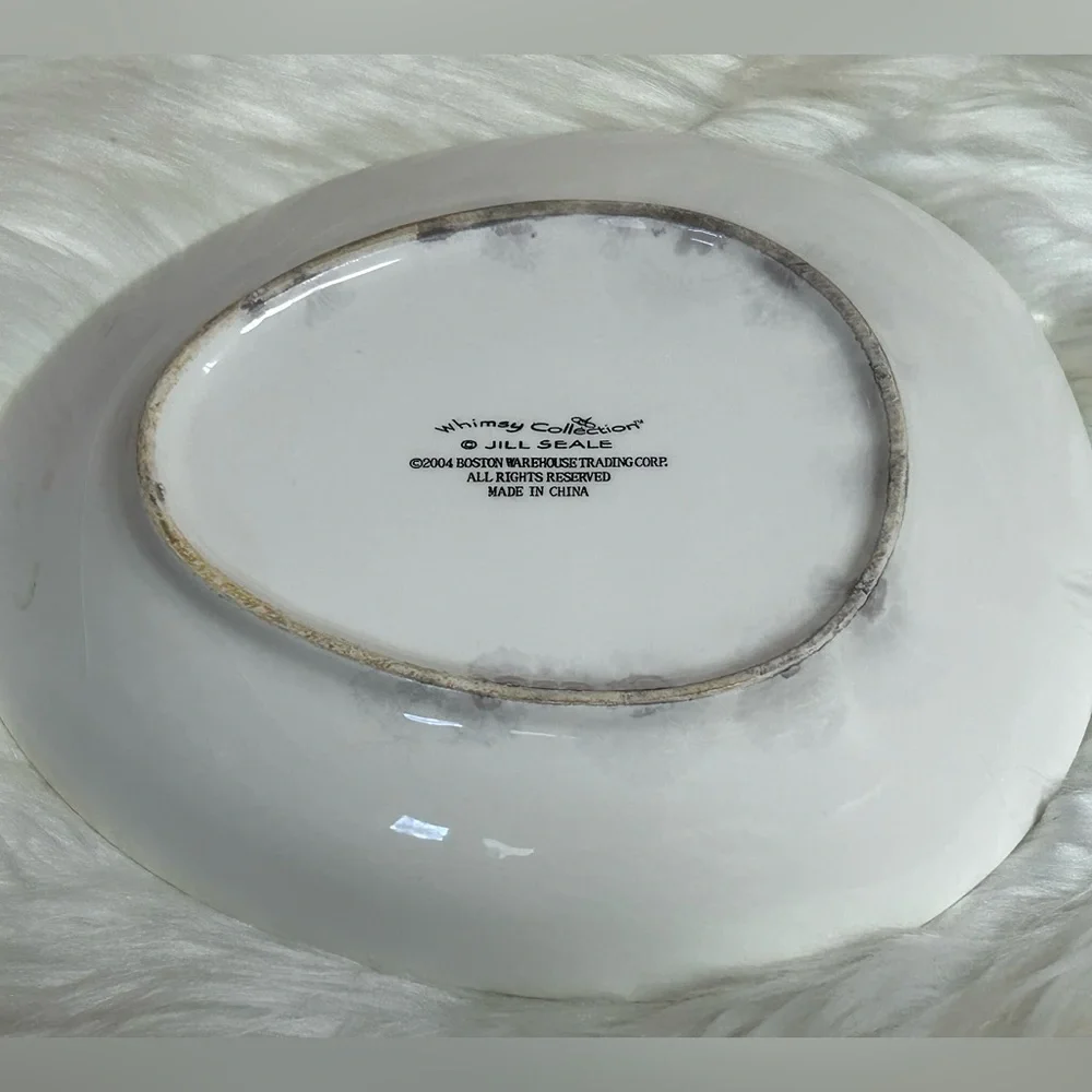 Whimsy Collection Jill Seale Boston Warehouse Set of 4 Plates - Picture 10 of 16